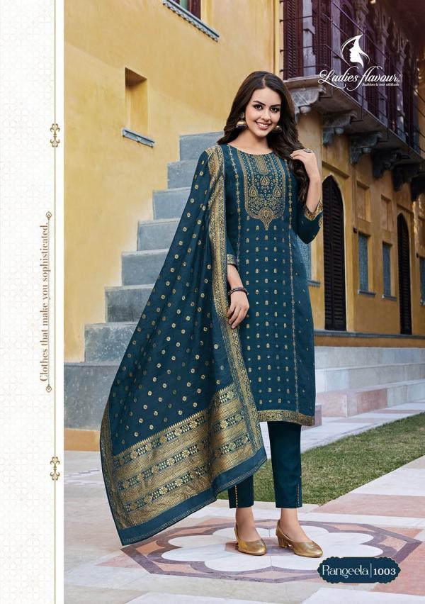 Ladies Flavour Rangeela Fancy Kurti With Bottom Dupatta Collection